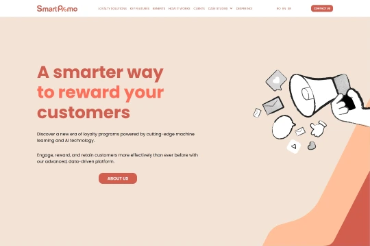 Smartpromo App Hero Section